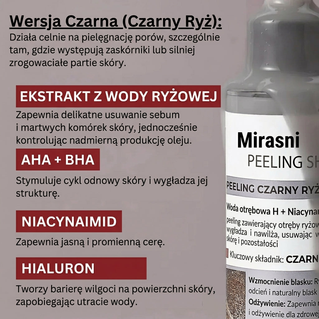 Serum z peelingiem ryżowym dla promiennej skóry