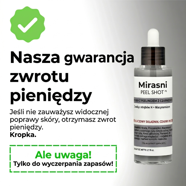 Serum z peelingiem ryżowym dla promiennej skóry
